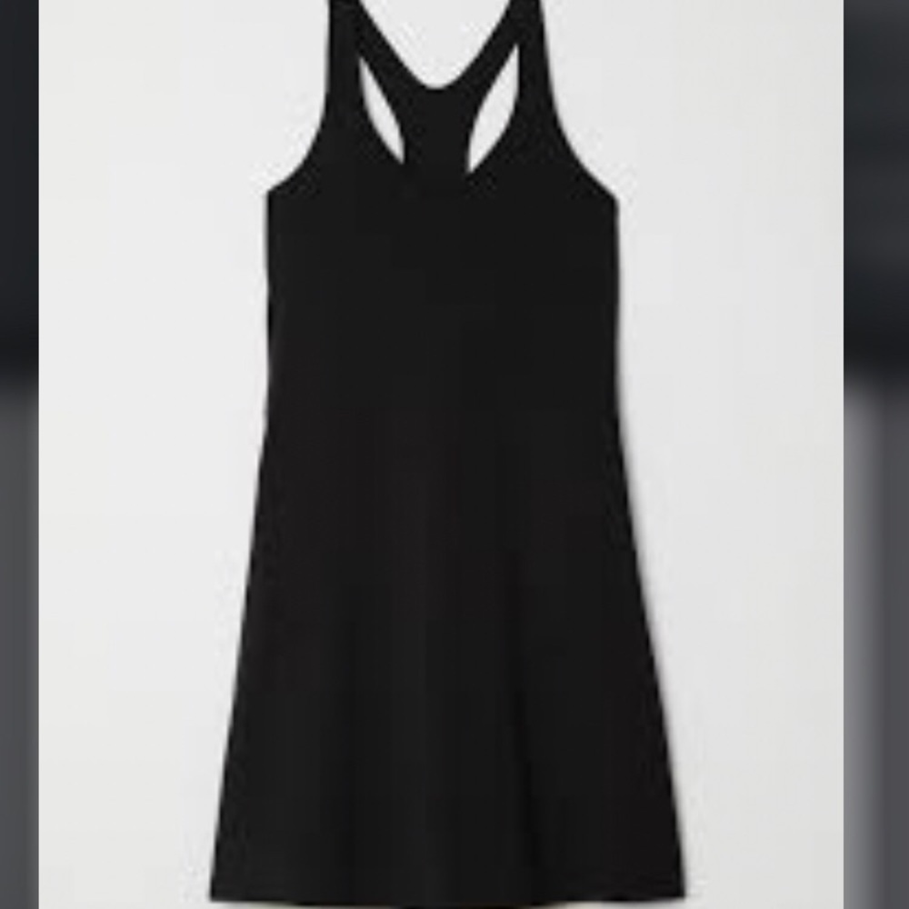 Girlfriend Collective size 6XL Black Lola V Neck Dress